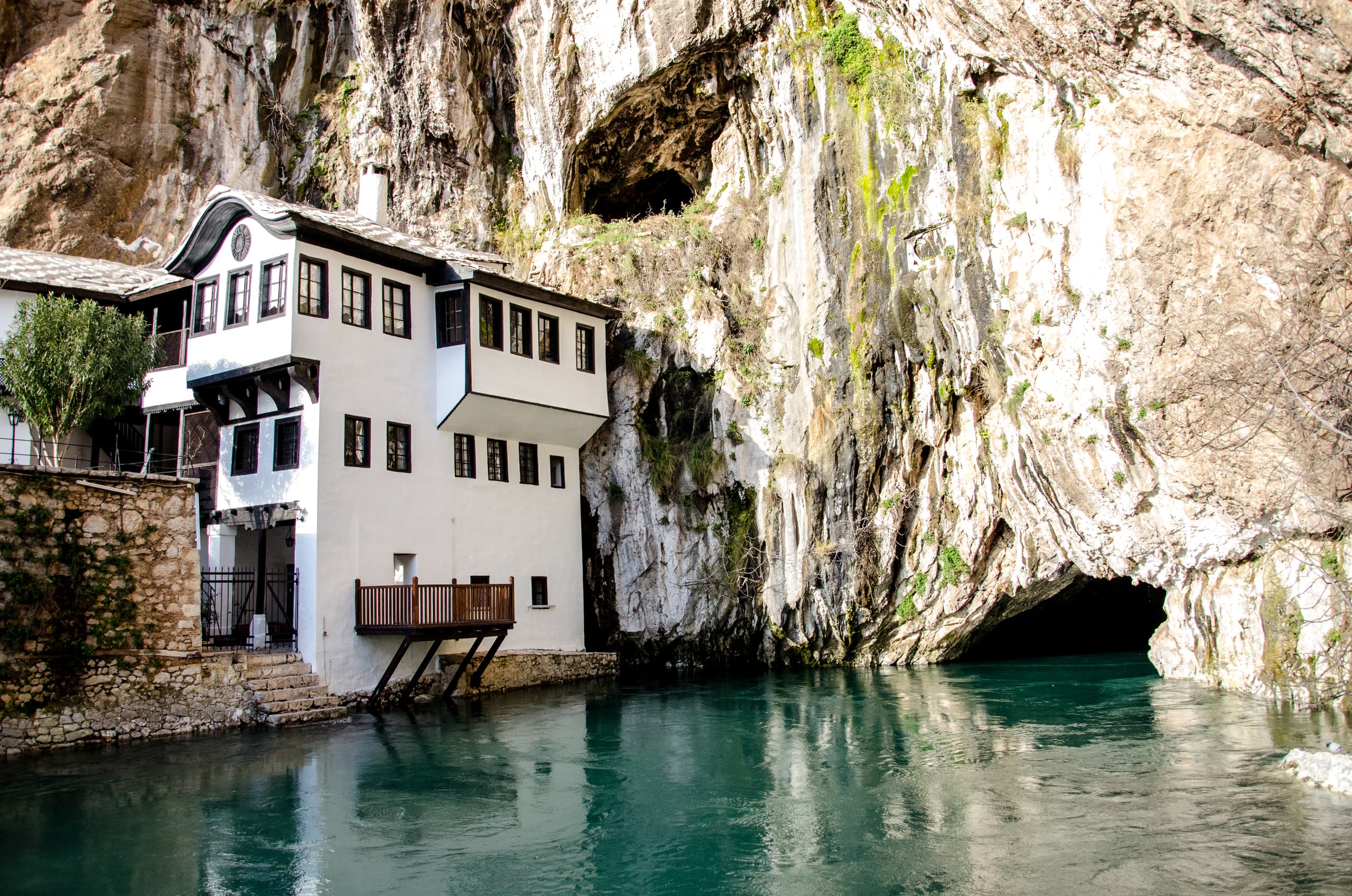 Blagaj Tekke and Vrelo Bune — the spring you don't believe is real.
